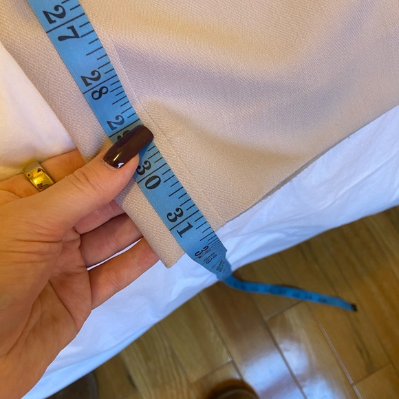 Abercrombie and fitch Taupe high-waisted pleated trousers in LONG - Picture 8 of 10